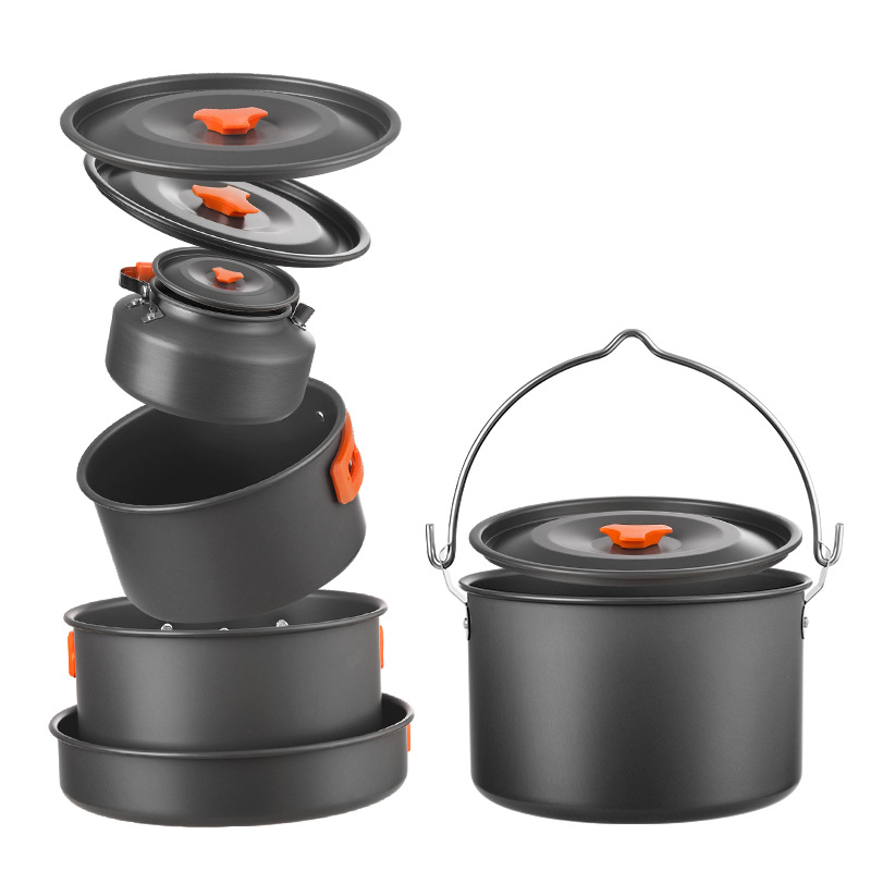 Quality Camping Cooking Set - Outdoor Camping Cookware Set Food Grade
