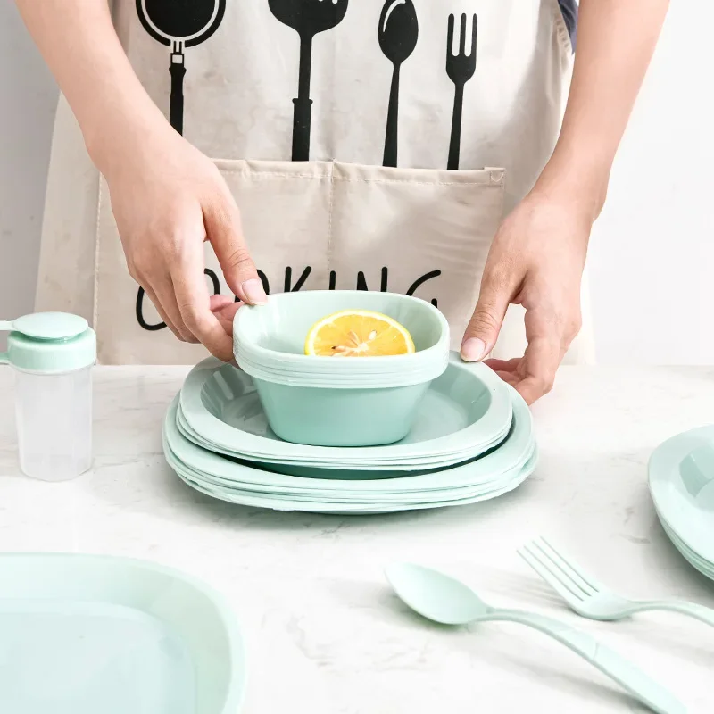 Outdoor Portable Plastic Table - Camping Cooking Dining Set recension och pris