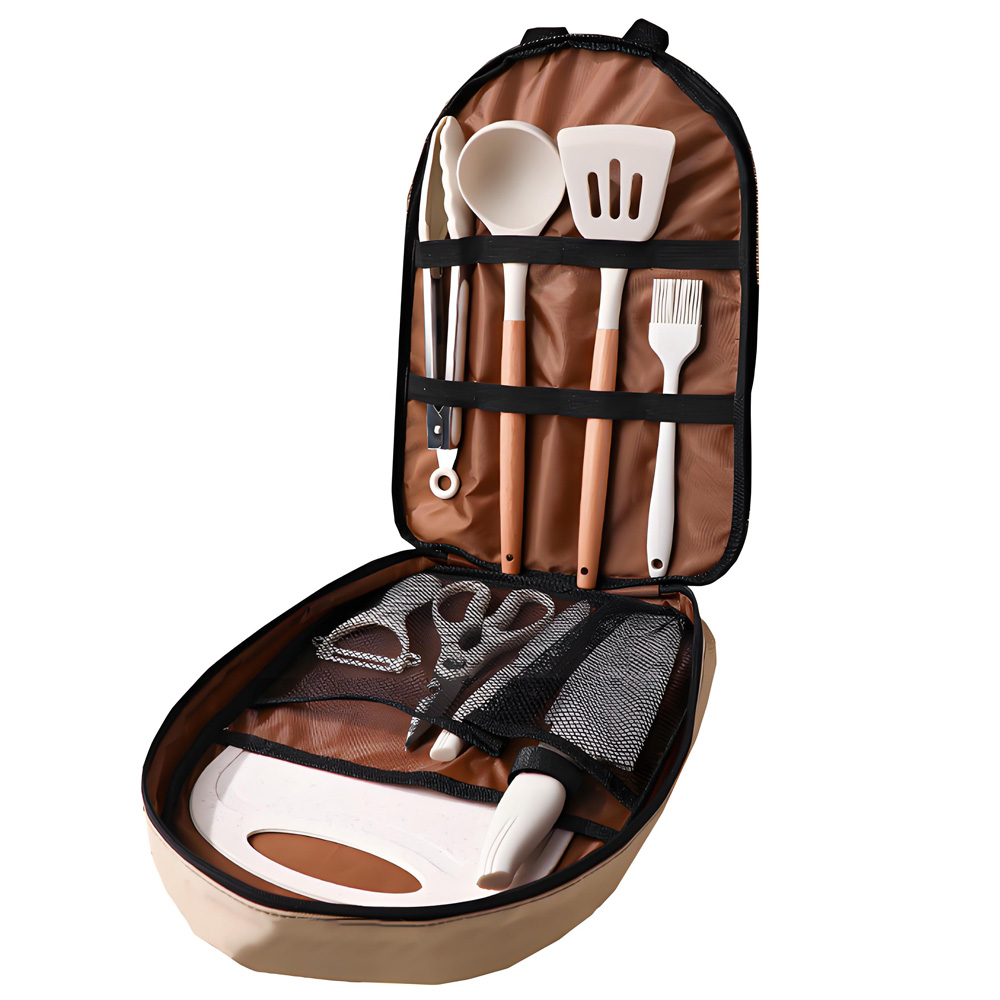 10Pcs Portable Camping Cooking - Quality Camping Cooking Set recension och pris
