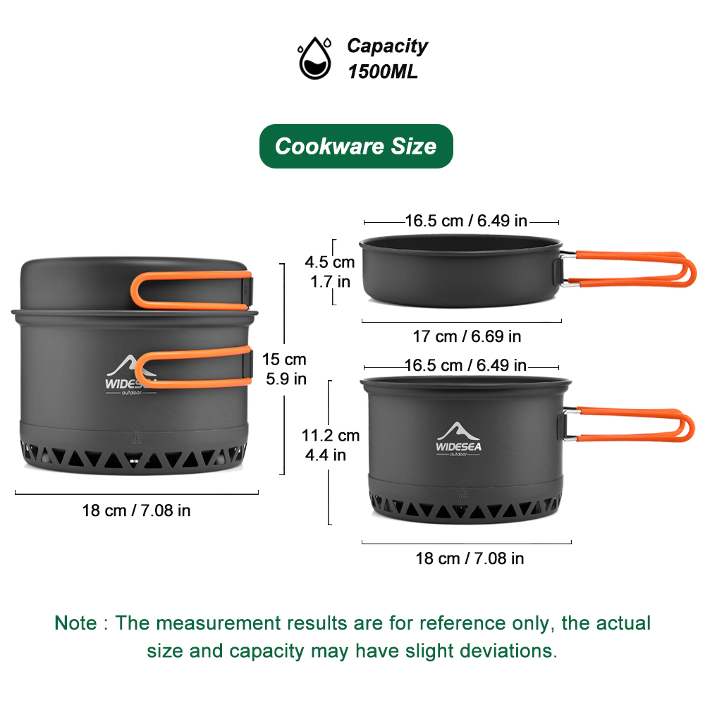 Camping Tableware Outdoor Cook - Quality Camping Cooking Set recension och pris