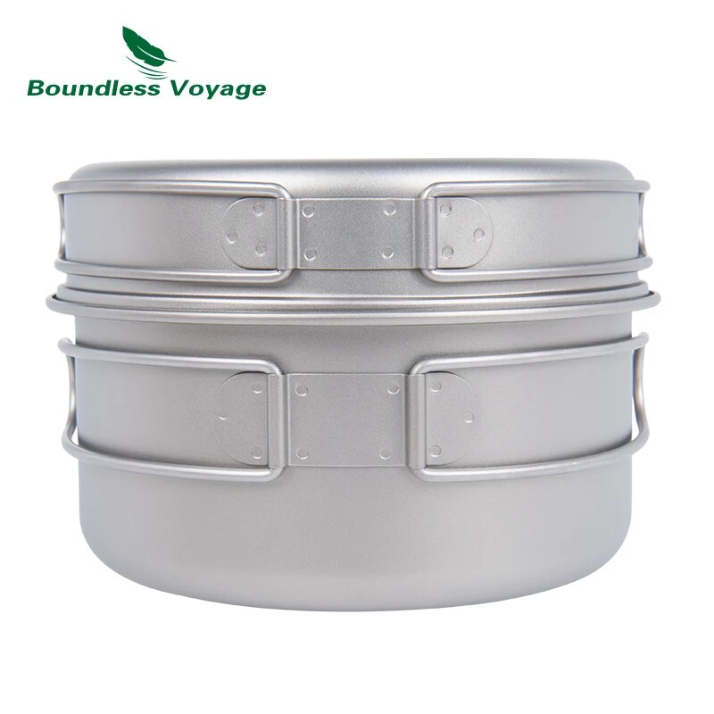 Boundless Voyage Titanium Pot  - Quality Camping Cooking Set recension och pris
