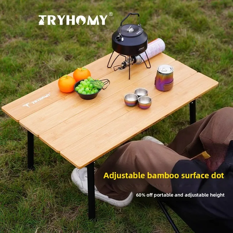 Tryhomy Outdoor Camping Table  - Camping Cooking Table recension och pris