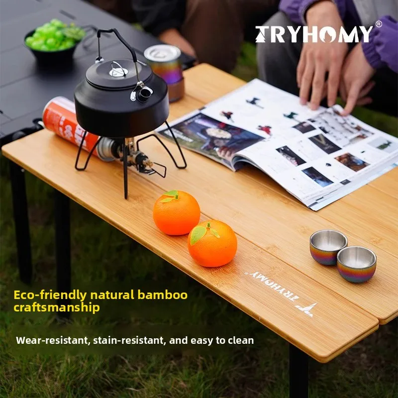 Tryhomy Outdoor Camping Table  - Camping Cooking Table recension och pris