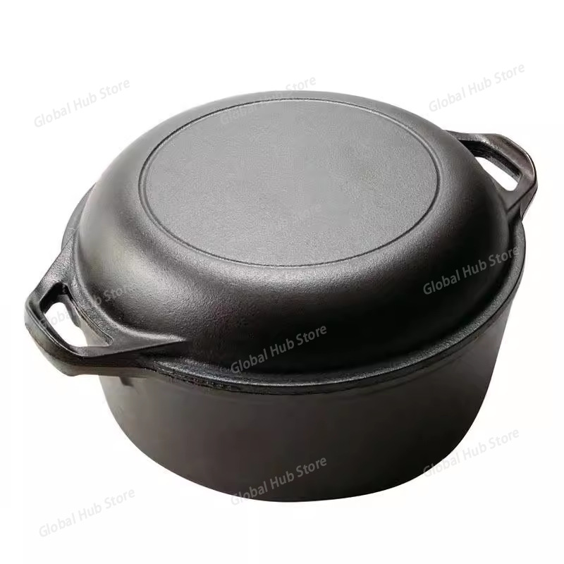 2 in 1 Cast Iron Dutch Oven wi - Camp Dutch Oven Cast recension och pris