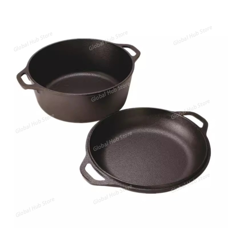 2 in 1 Cast Iron Dutch Oven wi - Camp Dutch Oven Cast recension och pris