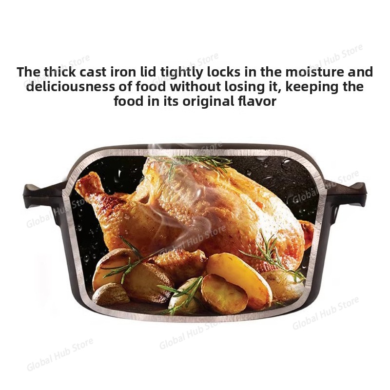 2 in 1 Cast Iron Dutch Oven wi - Camp Dutch Oven Cast recension och pris