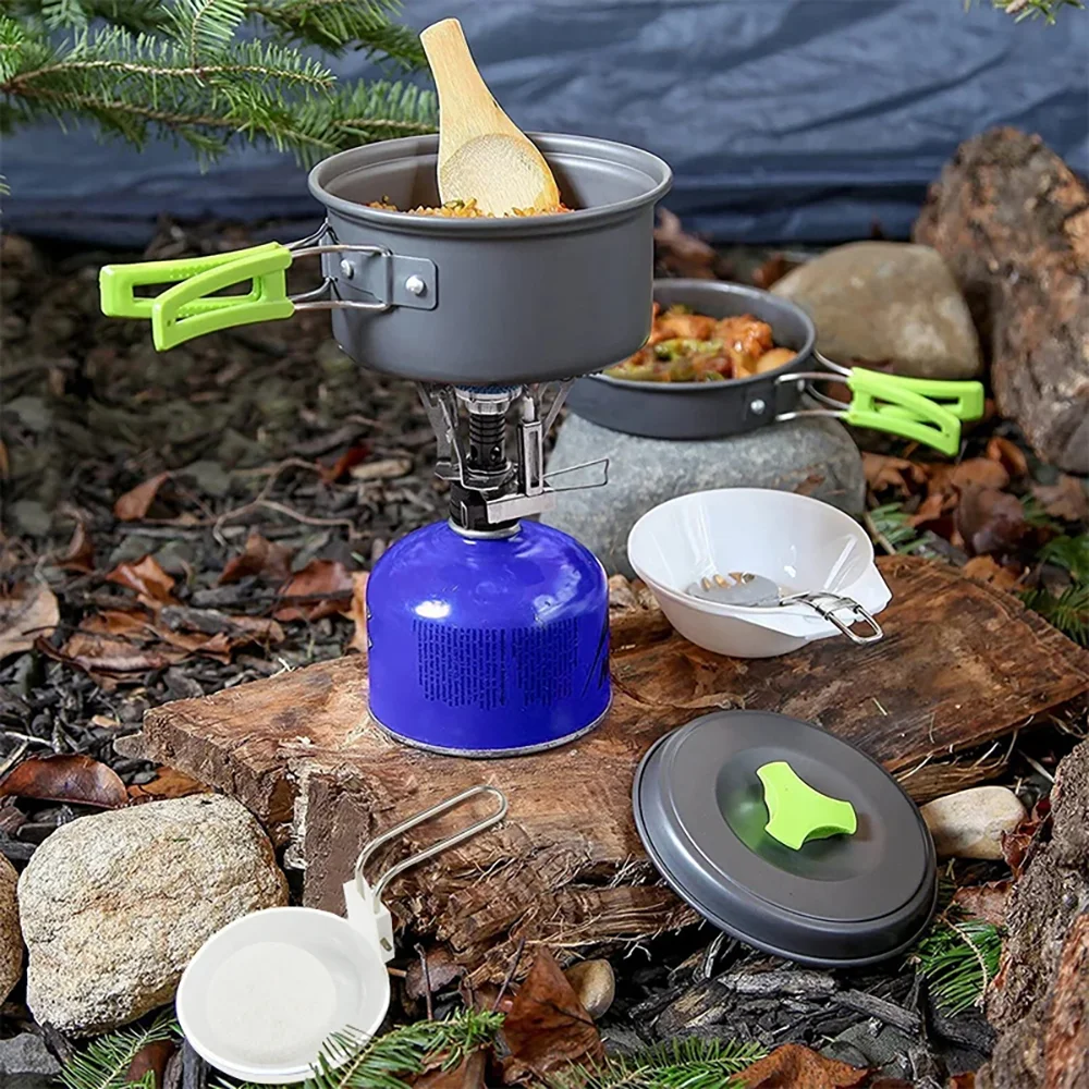 Camping Cooking Set Portable L - Quality Camping Cooking Set recension och pris