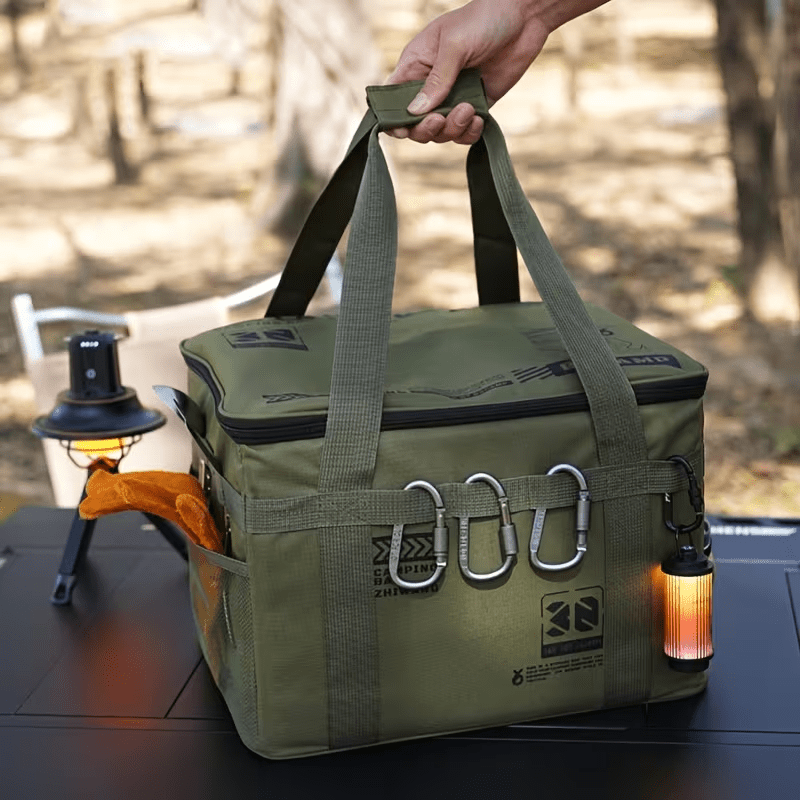 Heavy-Duty Large Capacity Camp - Camping Cooking Organizer recension och pris