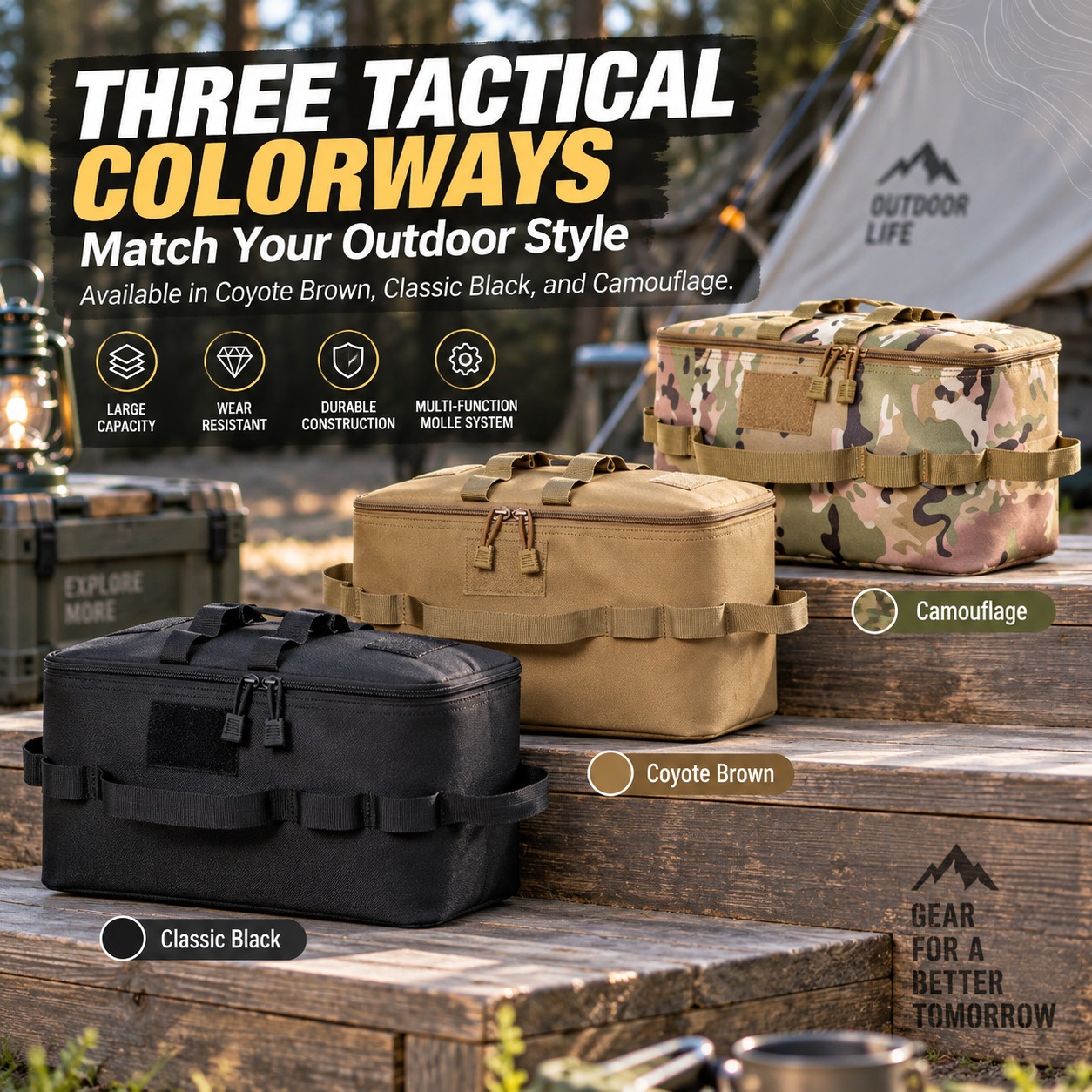 Multifunctional Tactical Campi - Camping Cooking Organizer recension och pris