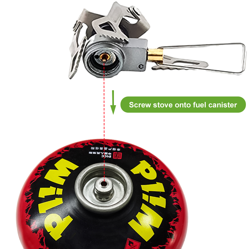 BRS Outdoor Gas Stove Mini Cam - Quality Camping Cooking Set recension och pris