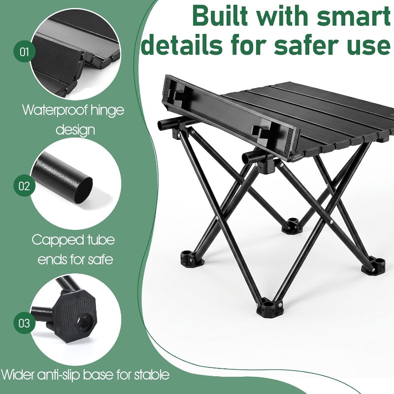 Portable Folding Camping Table - Camping Cooking Table recension och pris