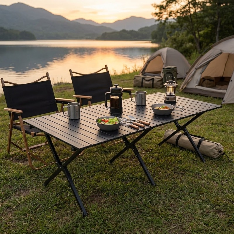Portable Foldable Egg Roll Tab - Camping Cooking Table recension och pris