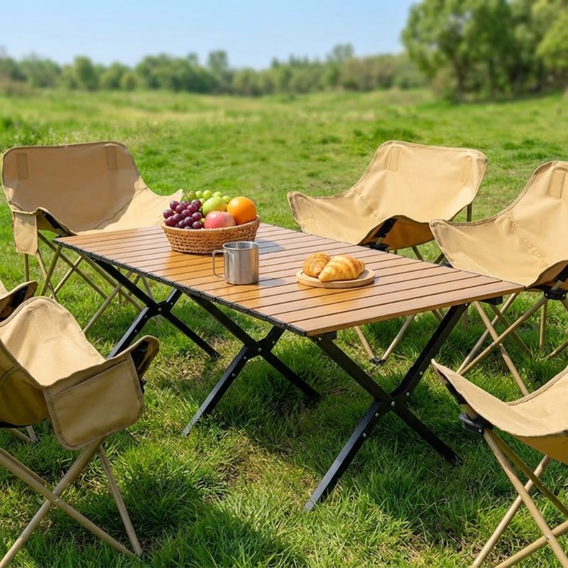 Portable Foldable Egg Roll Tab - Camping Cooking Table recension och pris