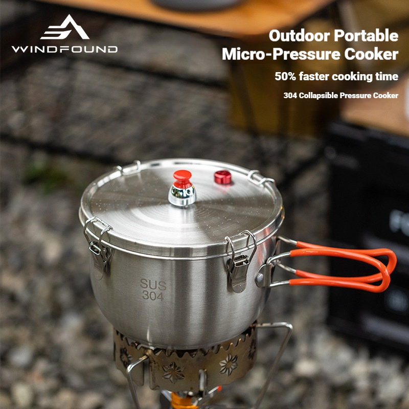 Outdoor Stainless Steel Pressu - Camping Hiking Cooking recension och pris