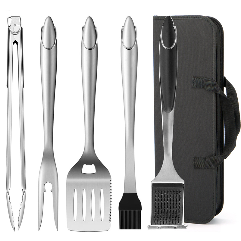 Stainless Steel Barbecue Tool  - Quality Camping Cooking Set recension och pris