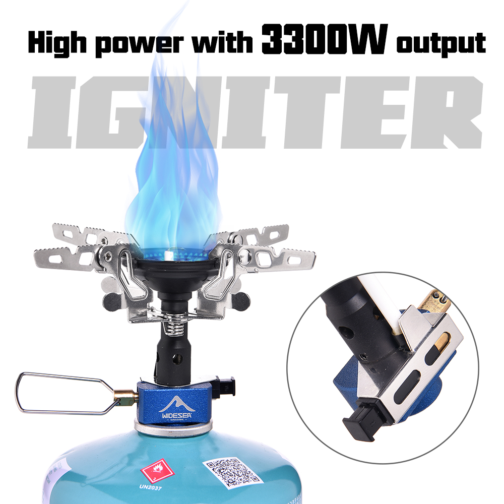 Outdoor Camping Gas Burner Out - Quality Camping Cooking Set recension och pris