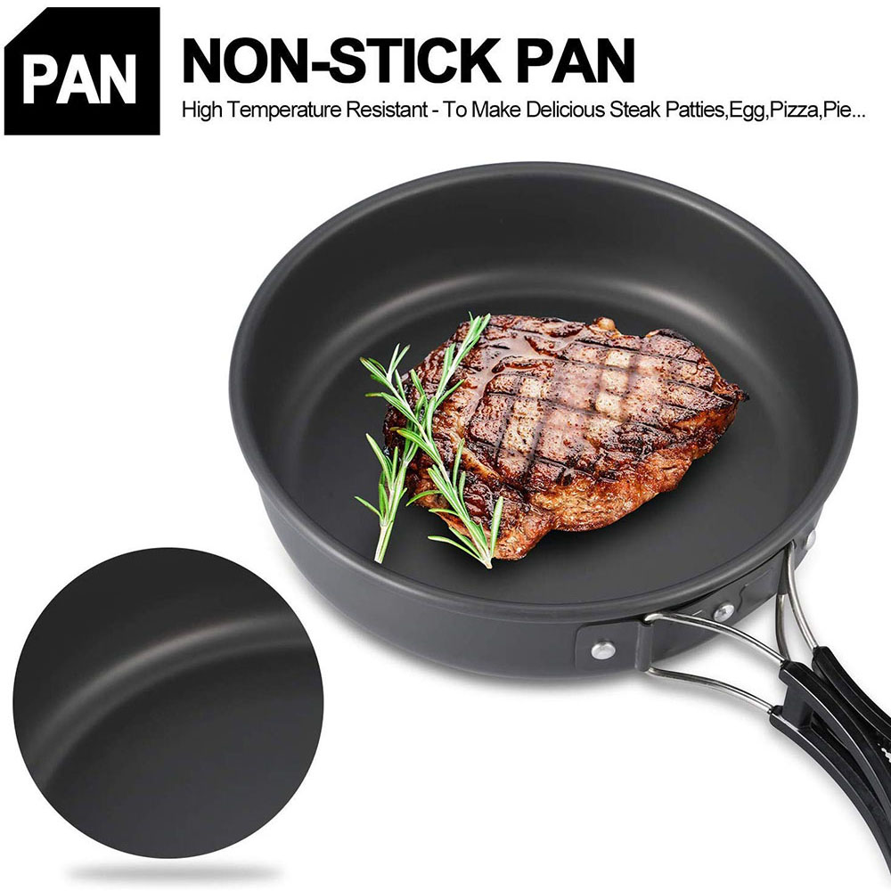Outdoor Camping Cookware Set M - Quality Camping Cooking Set recension och pris