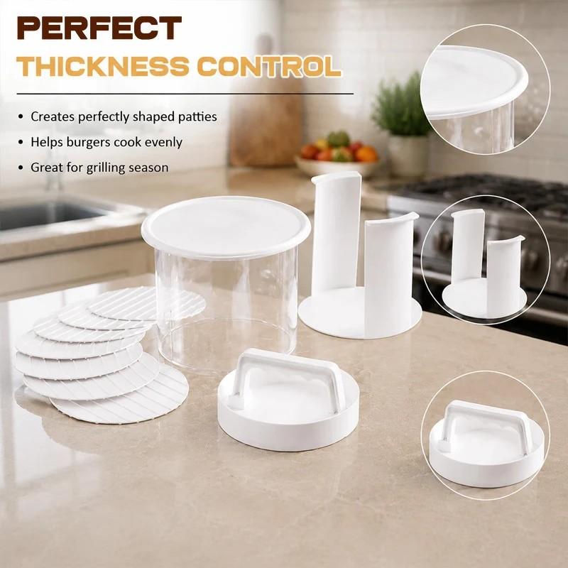 Burger Patty Maker Multi Layer - Camping Cooking Container recension och pris