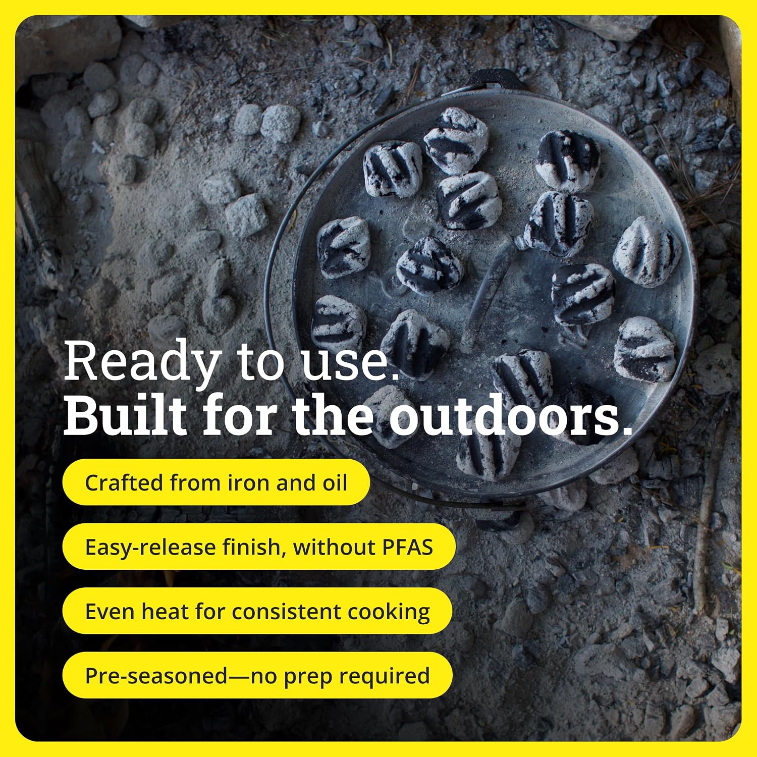 Cast Iron Camp Dutch Oven, Pre - Camp Dutch Oven Cast recension och pris